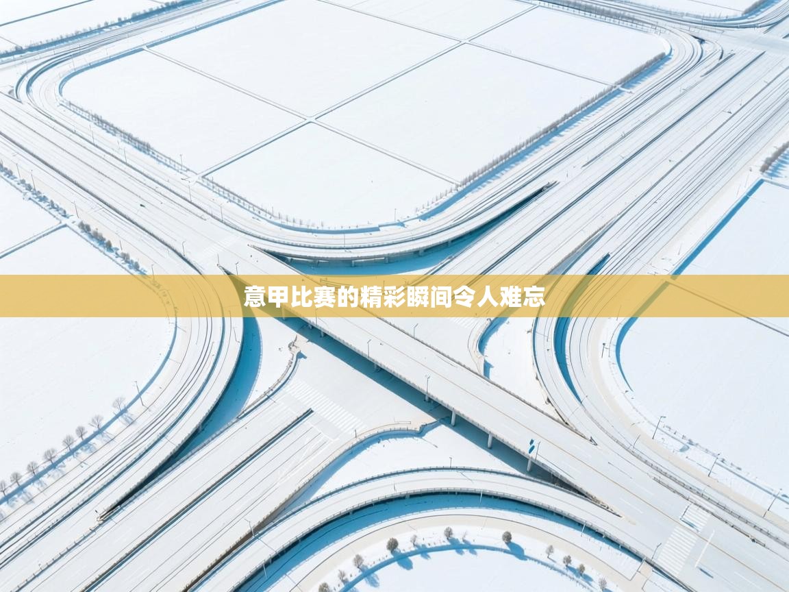 意甲比赛的精彩瞬间令人难忘